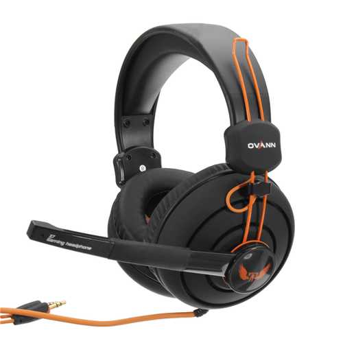 OVANN X7 3.5mm Stereo Headset with Microphone Volume Control for PC GAMING