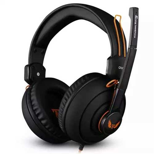 OVANN X7 3.5mm Stereo Headset with Microphone Volume Control for PC GAMING