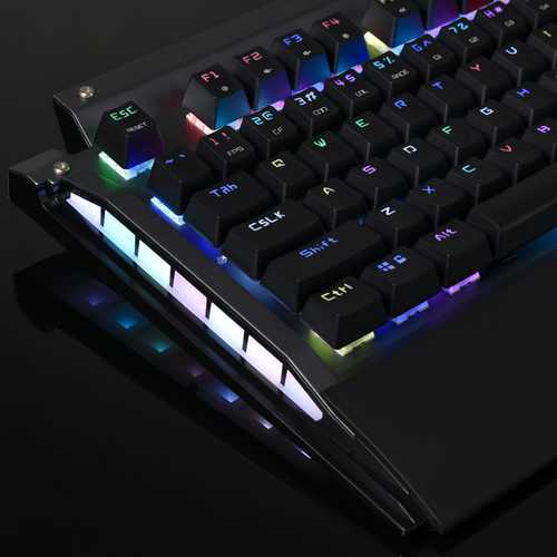 Motospeed CK98 Kailh BOX Switch 104 Keys NKRO USB Wired RGB Backlit Mechanical Gaming Keyboard