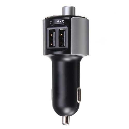 Car Bluetooth Kit FM Transmitter Wireless Radio Adapter USB Car Charger with MP3 Player