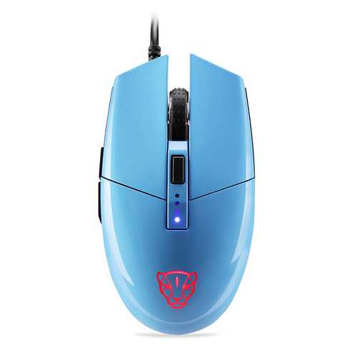 Motospeed V50 4000dpi Adjustable Avago A3050 USB Wire RGB Backlit Gaming Mouse Support Macro Setting