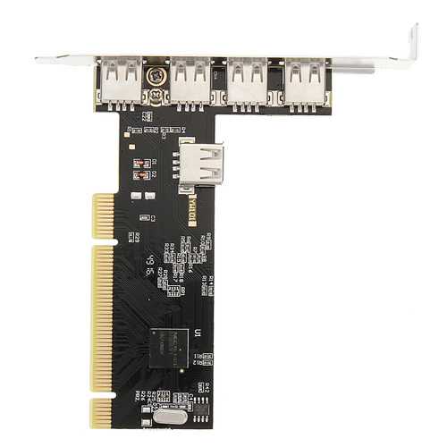 PCI to 5-Port 480Mbps USB2.0 Hub PCI Card Adaptor Module