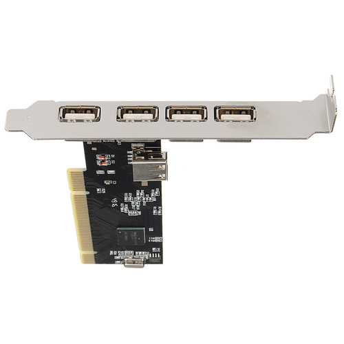 PCI to 5-Port 480Mbps USB2.0 Hub PCI Card Adaptor Module