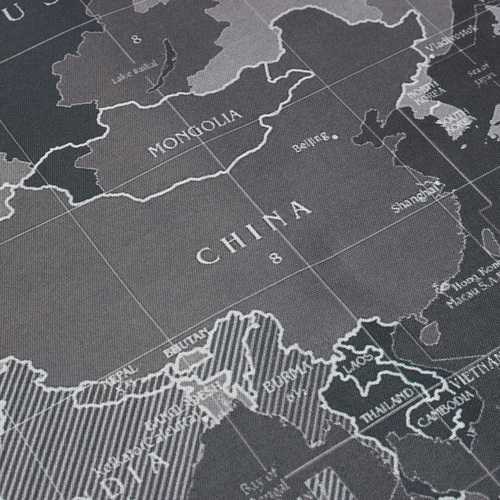 1000*500*2mm Super Large Size Anti-slip World Map Mouse Pad Keyboard Mat