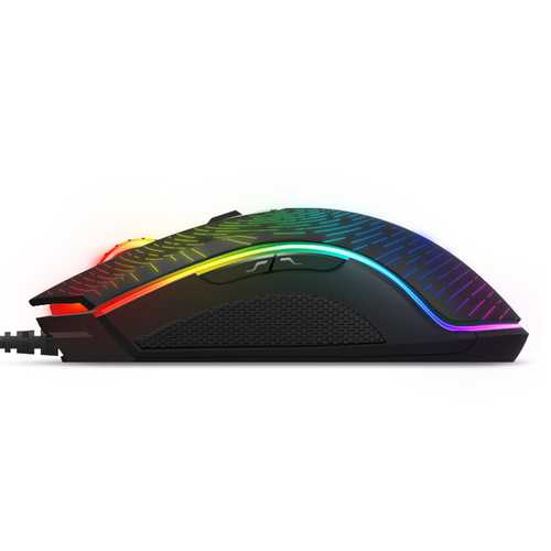 Rapoo V25S Starry Sky Version 7000DPI DIY RGB Backlit Optical Gaming Mouse USB Wired Mouse