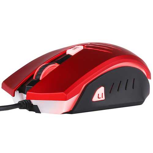 Dareu LM109 2000DPI Adjustable 6 Buttons Optical LED Gaming Mouse Wired USB Ergonomic Mice