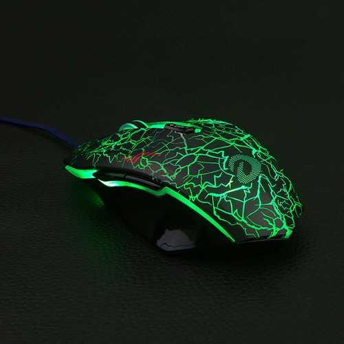 Dareu EM915 Professional 4000 DPI Optical Gaming Mouse 7 Button LED Backlight for Computer LOL PC