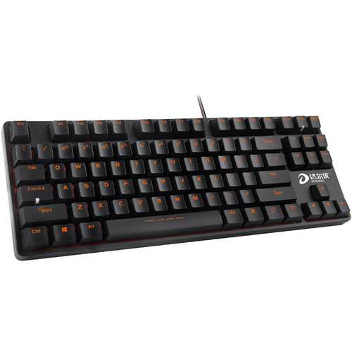 Dareu DK100 87Keys Black Brown Switch Gaming Mechanical Keyboard With Anti-Ghosting For Desktop