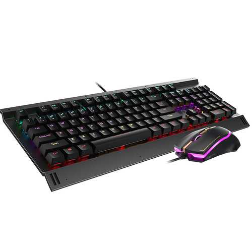 Dareu EK812T 104Keys LED Backlight Keyboard Mouse Combos Professional Gaming Mechanical Keyboard