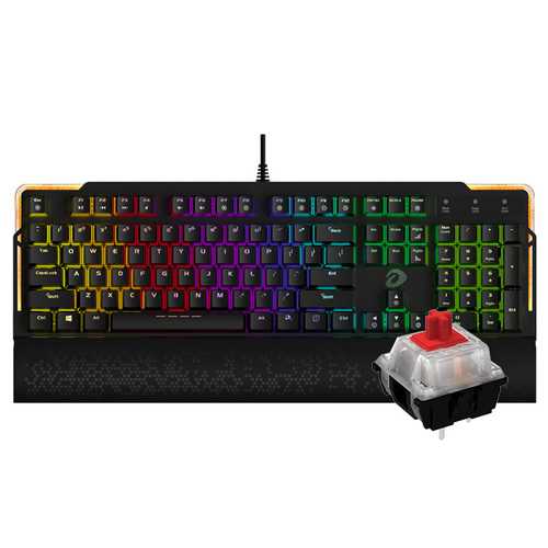 Dareu EK815 104 Keys RGB LED Backlit Brown Switch Mechanical Keyboard For Gamer Computer