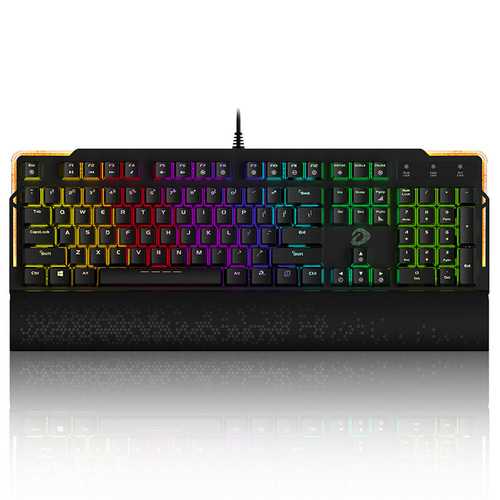 Dareu EK815 104 Keys RGB LED Backlit Brown Switch Mechanical Keyboard For Gamer Computer