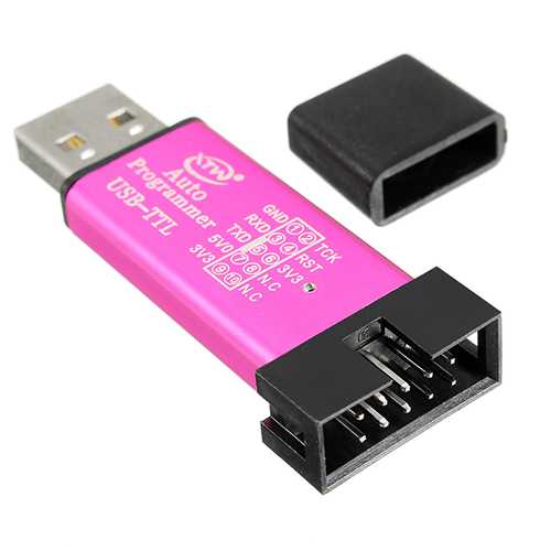 5pcs 5V 3.3V SCM Burning Programmer Automatic STC Download Cable USB To TTL USB To Serial Port Baud Rate 115200 500MA Self-Recovery Fuse CH340 + SCM Control Core STCISP Fully Isolated