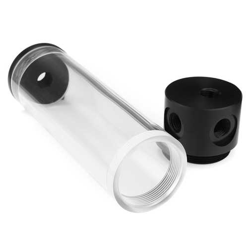 G1/4 50mmx190mm Acrylic Cylinder Reservoir Water Cooling Tank For PC Liquid Cooling