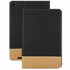 Canvas Grain PU Protective Case for Xiaomi Mi Pad 3 - BLACK AND BROWN