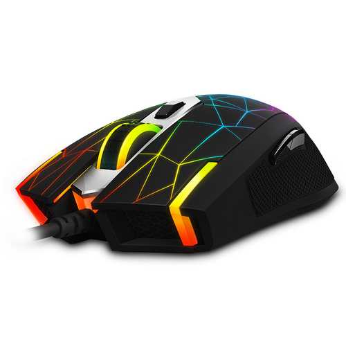 Rapoo V26S 7000DPI USB Wired RGB Backlit Optical Gaming Mouse