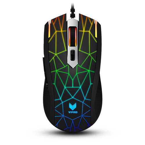 Rapoo V26S 7000DPI USB Wired RGB Backlit Optical Gaming Mouse