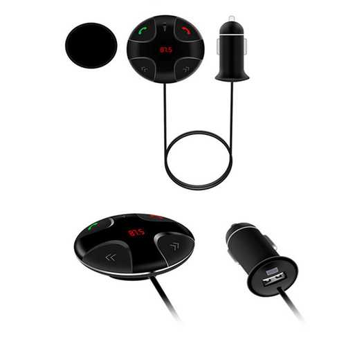 Bluetooth MP3 Player Car Kit FM Tf Card Hands Free Wireless Car Charger For iPhone X 8 Plus Oneplus 5