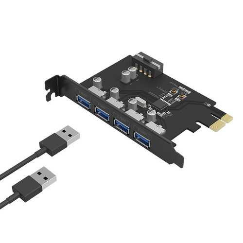 Orico PME-4U 4-Port USB3.0 PCI-E Expansion Adapter Card