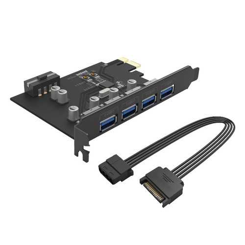 Orico PME-4U 4-Port USB3.0 PCI-E Expansion Adapter Card