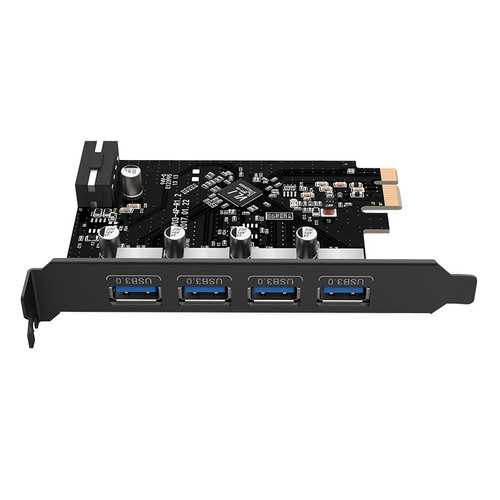 ORICO PVU3-4P-V1 4-Port USB 3.0 PCI-E Expansion Adapter Card