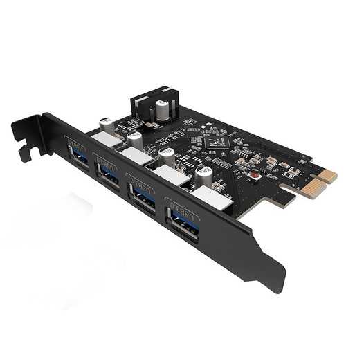 ORICO PVU3-4P-V1 4-Port USB 3.0 PCI-E Expansion Adapter Card