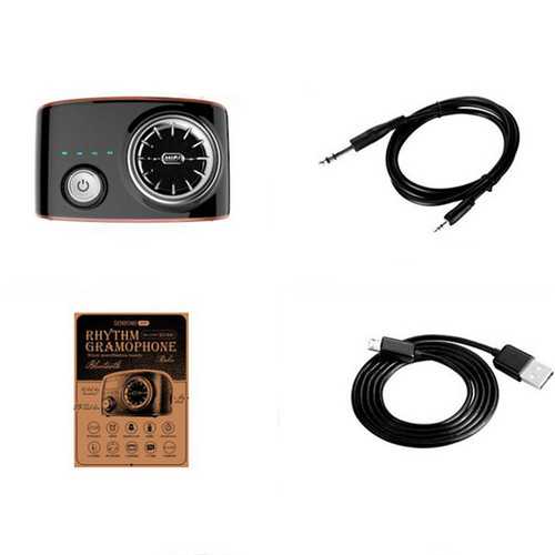 Retro Bluetooth 4.0 Speaker With Smart Alarm Clock And With FM Radio Support TF Card