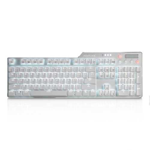 AJazz AK35i Assassin Ⅱ 104 Keys NKRO Wired White Backlit Mechanical Gaming Keyboard