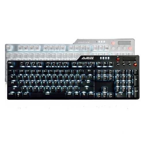 AJazz AK35i Assassin Ⅱ 104 Keys NKRO Wired White Backlit Mechanical Gaming Keyboard