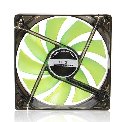 12cm Red Green Blue White LED Light Luminescent Computer Cooling Fan Cooler Heat Sink