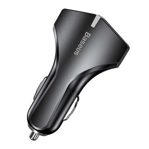 Baseus QC3.0 3A Dual USB Fast Car Charger With LED Indicator For iPhone X 8Plus Oneplus 5 Tablet