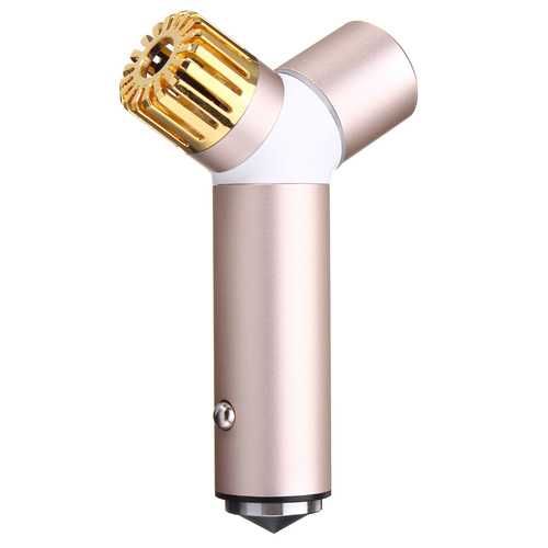 2 in1 DC12-24V Dual USB Car Charger Fresh Air Ionic Purifier Oxygen Bar Ozone Ionizer for iPhone 8