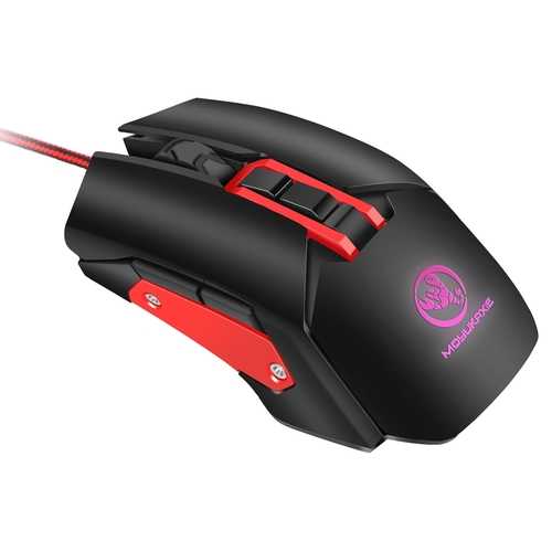 MOYUKAXIE S400 3200dpi Adjustable USB Wired LED Backlit Gaming Mouse