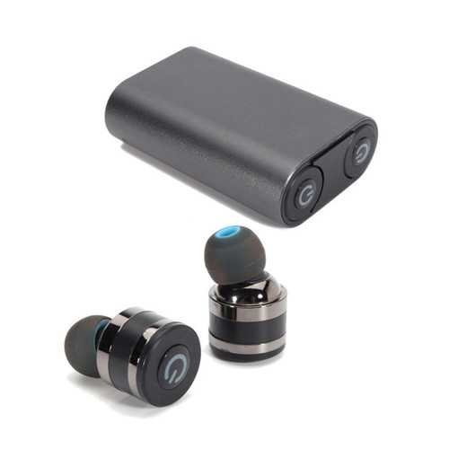 True Wireless Bluetooth Mini Earphones Stereo Earbud With Portable Battery