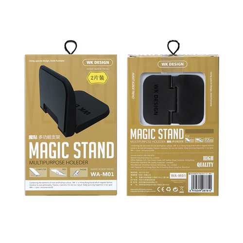 WK Design 2PS Multifunctional Anti-skid Foldable Desktop Stand Holder for Phone Tablet Laptop