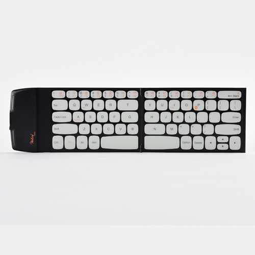 Pocketwekey Wireless Bluetooth Thin English Keyboard Black