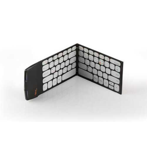 Pocketwekey Wireless Bluetooth Thin English Keyboard Black