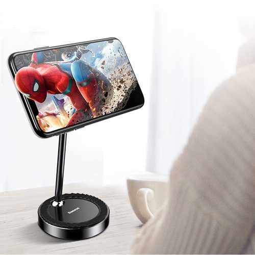 Baseus 360 Degree Rotation Magnetic Lazy Holder Desktop Phone Stand for iPhone 8 Samsung S8 Xiaomi 6