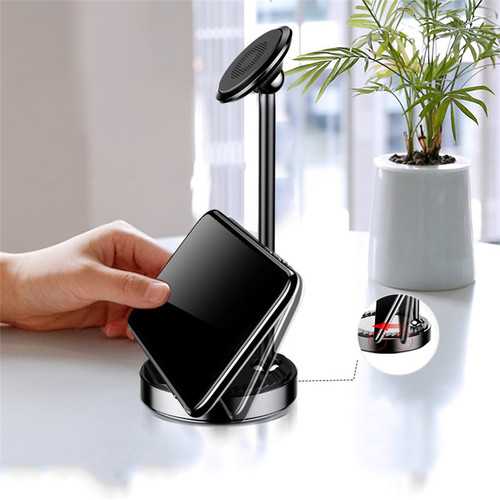 Baseus 360 Degree Rotation Magnetic Lazy Holder Desktop Phone Stand for iPhone 8 Samsung S8 Xiaomi 6