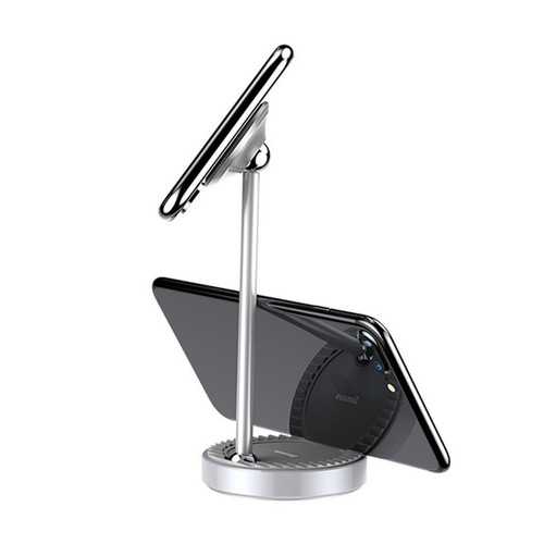 Baseus 360 Degree Rotation Magnetic Lazy Holder Desktop Phone Stand for iPhone 8 Samsung S8 Xiaomi 6