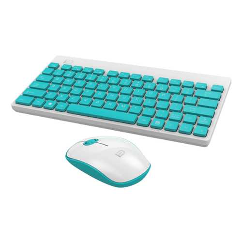 Ultra Silent Thin 2.4GHz Wireless Small Keyboard and Mouse Set Kit for Desktop Notebook