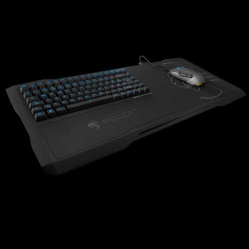 Roccat Sova MK Gaming Lapboard with TTC Brown Switch Mechanical Gaming Keyboard