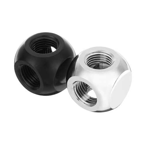 T-Shape 3 Way G1/4" Internal Thread Water Cooling Fittings Connectors