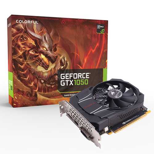 COLORFUL GTX1050 Mini OC 2G GDDR5 128Bit  1354-1455MHz 7Gbps PCI-E 3.0 Gaming Video Graphics Card