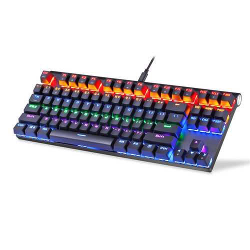 Motospeed K83 87 Key Bluetooth 3.0 Wired Outemu Switch Mechanical Gaming Keyboard