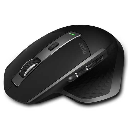 Rapoo MT750 Rechargeable Multi-mode Wireless Mouse Bluetooth 3.0/4.0 RF 2.4GHz for Four Devices Mice