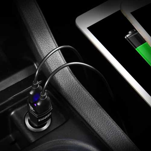 FLOVEME 4.8A Dual USB LED Display Fast Car Charger For iPhone X 8Plus Oneplus5 Xiaomi 6 Mi A1 S8