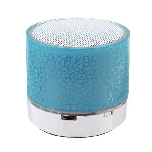 Mini Portable Wireless Bluetooth Hifi Bass Stereo Speaker MIC TF USB LED