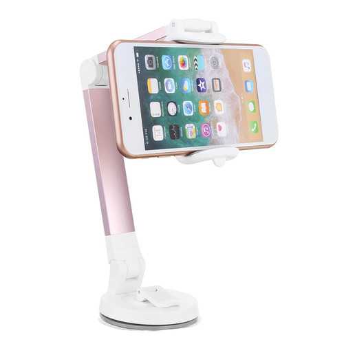 360 Degree Rotation Foldable Lazy Holder Car Suction Cup Mount Phone Stand for iPhone X 8 Samsung S8