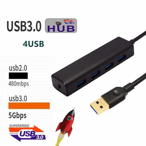 Laptop type-c transfer USB3.0 four hub OTG adapter GL3520 Chip U disk mouse keyboard extender