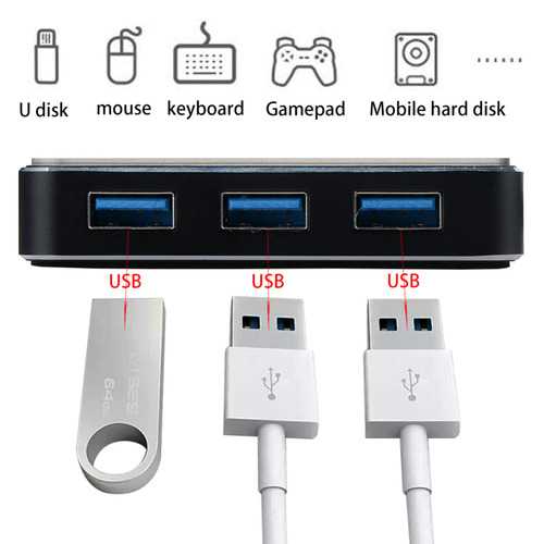 Type-c to VGA HDMI SD and TF card reader USB3.0 HUB adapter multi-function converter